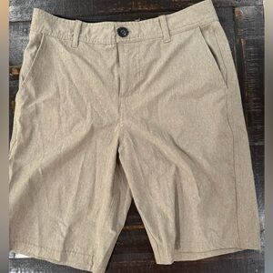 Micros boys Light Brown Flat Front Shorts size 14